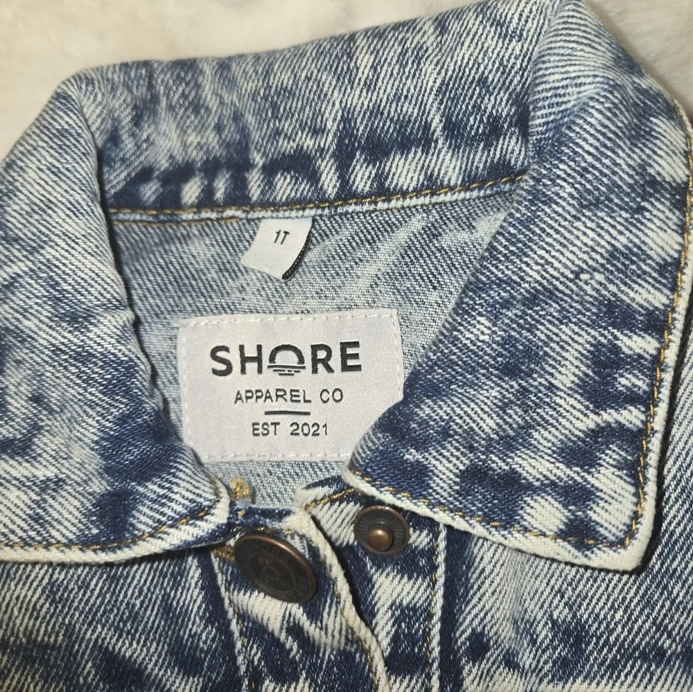 Baby Toddler Denim Jacket, Punk Grunge, 1T Or 12 Months, NWT